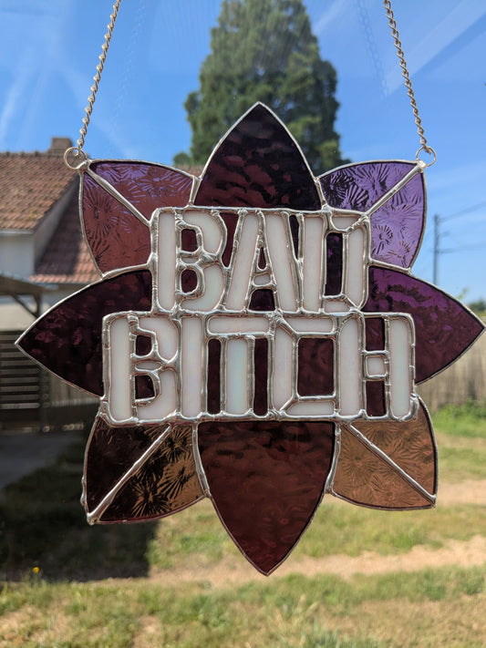 Vitraux sauvages - LANCEMENT BADBITCH - vente et précommande Rose prune