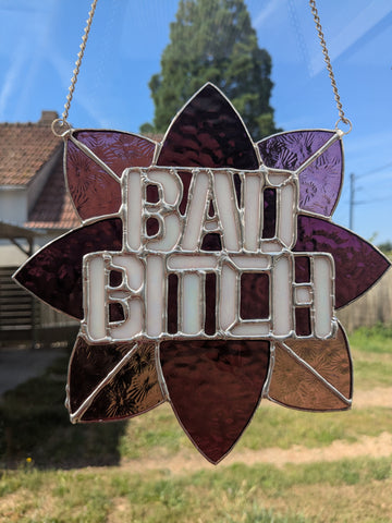 Vitraux sauvages - LANCEMENT BADBITCH - vente et précommande Rose prune