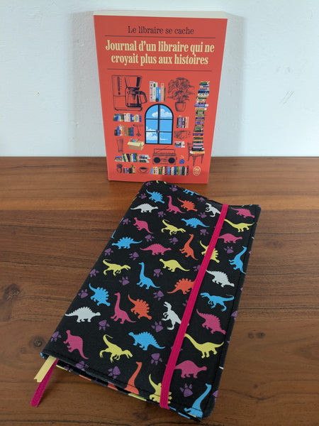 Coussin de lecture & Protège-livre ajustable – Motif JURACOLOR | Fait main