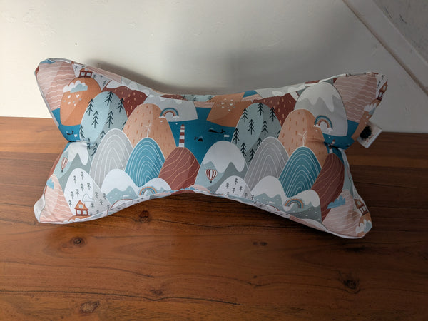 Coussin de lecture & Protège-livre ajustable – Motif SELVIK | Fait main