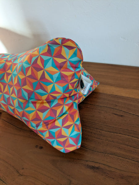 Coussin de lecture & Protège-livre ajustable ZENITHIA – Motif  | Fait main