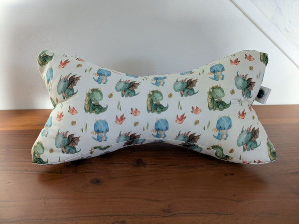 Coussin de lecture & protège livre ajustable - Motifs Dragons Daenerys - Fait main en France