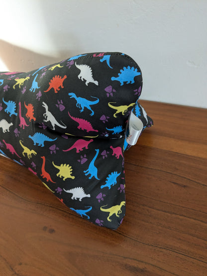 Coussin de lecture & Protège-livre ajustable – Motif JURACOLOR | Fait main