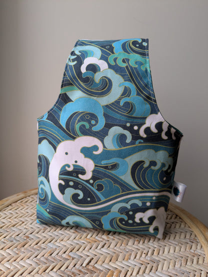 Sac à projet tricot ou crochet nomade poignet