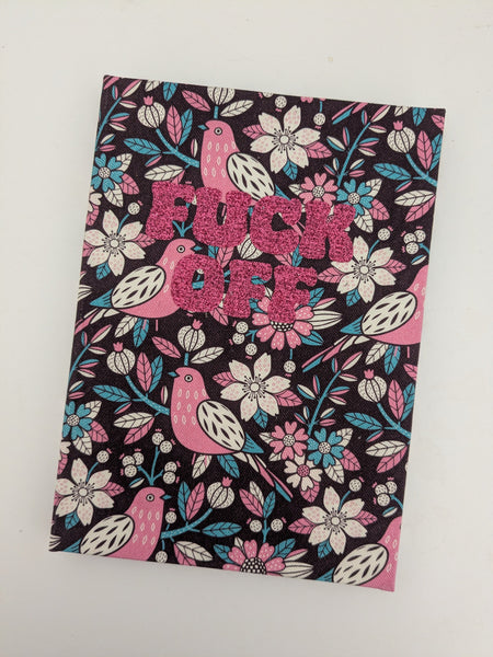 Carnets A5 Féministes reliés à la main paillettes