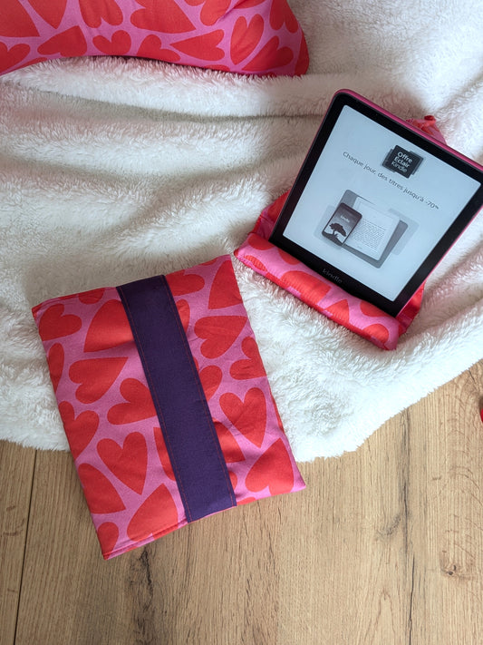 support coussin de lecture liseuse