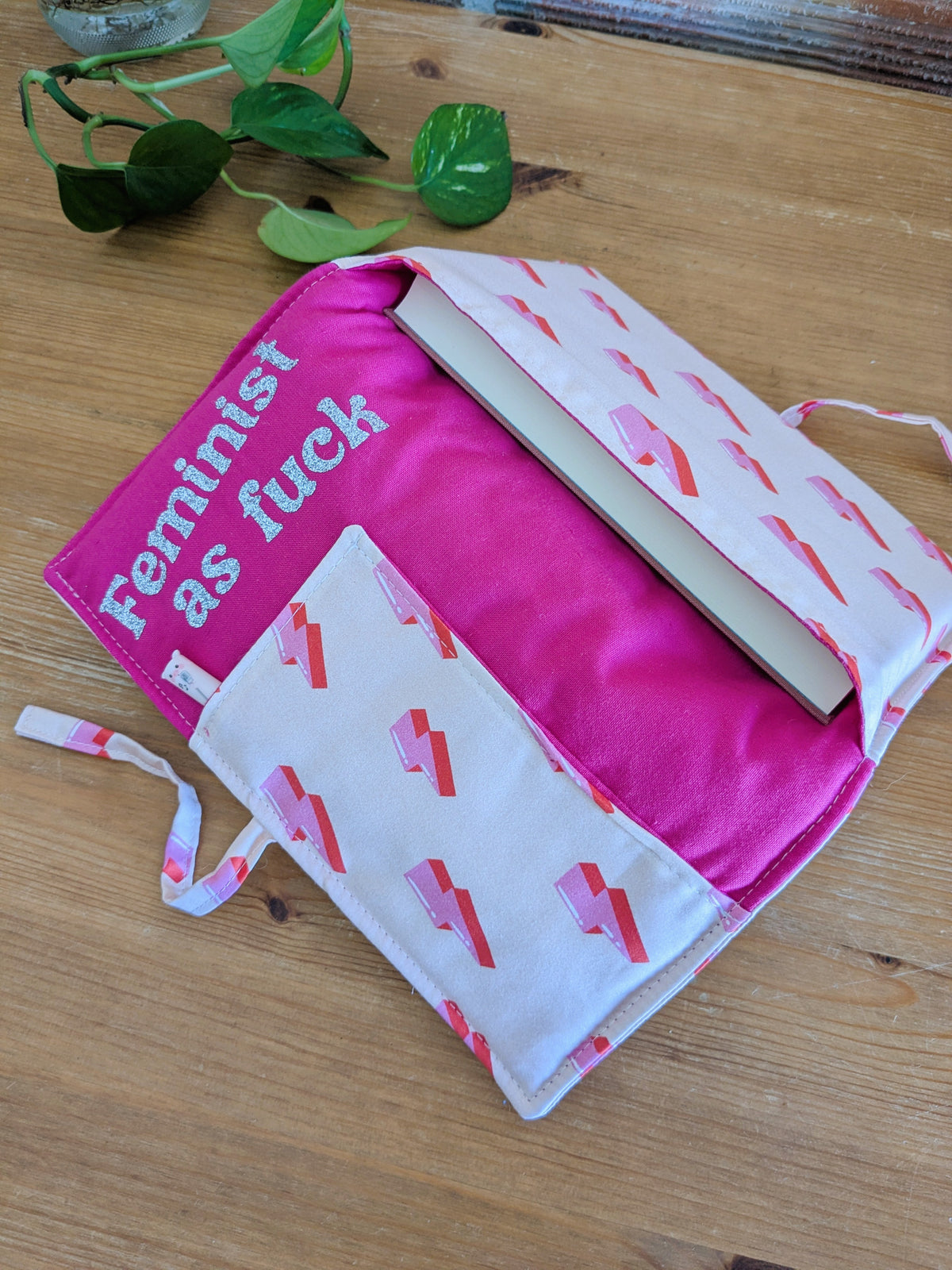 Pochette livre à paillette