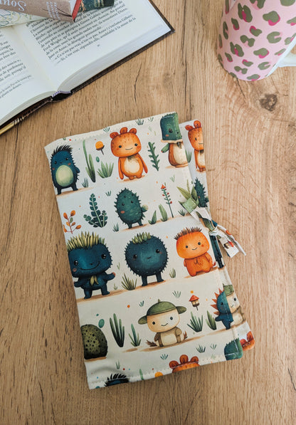 Pochette de protection livre liseuse plant