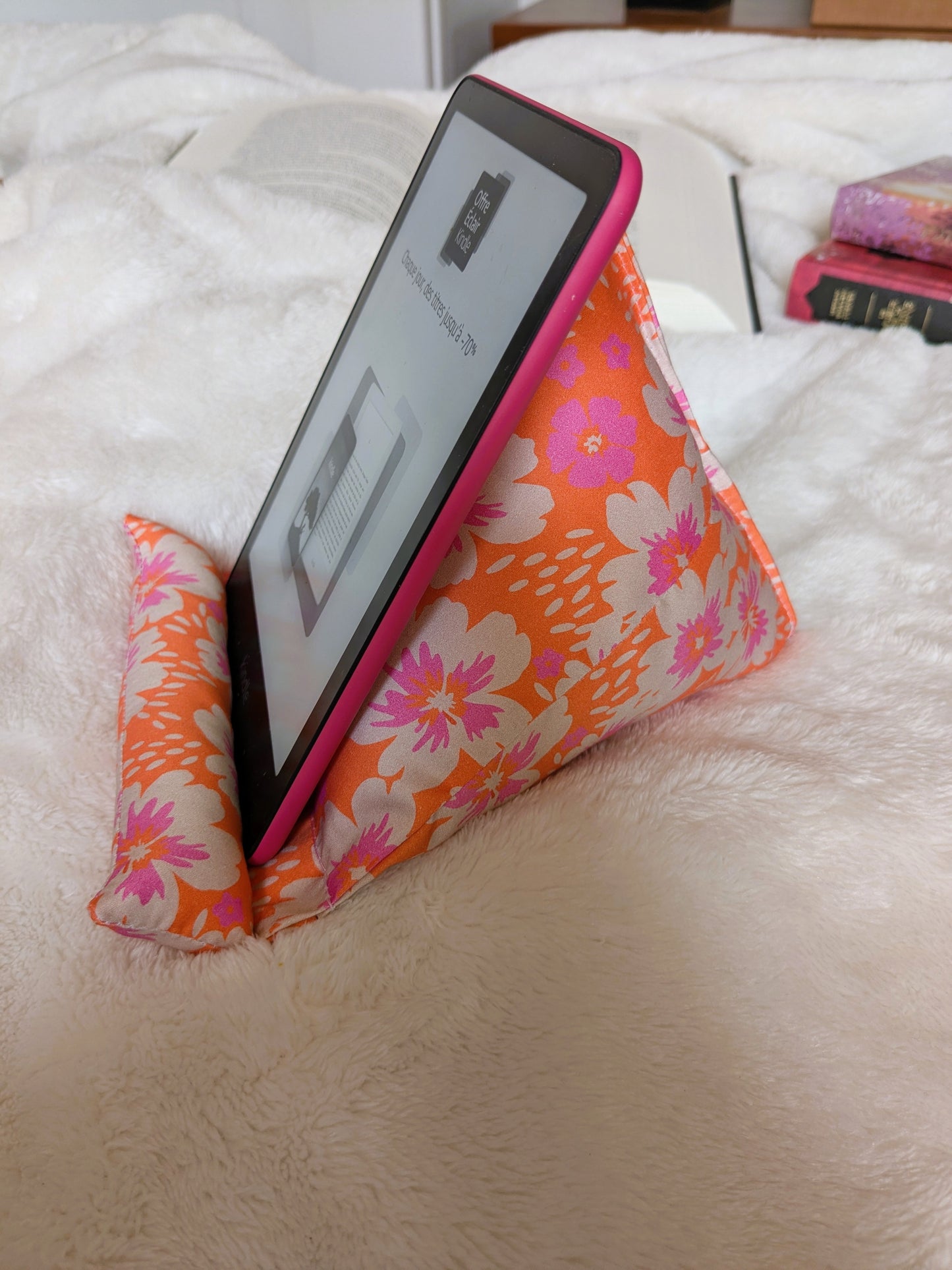 Coussin de lecture liseuse