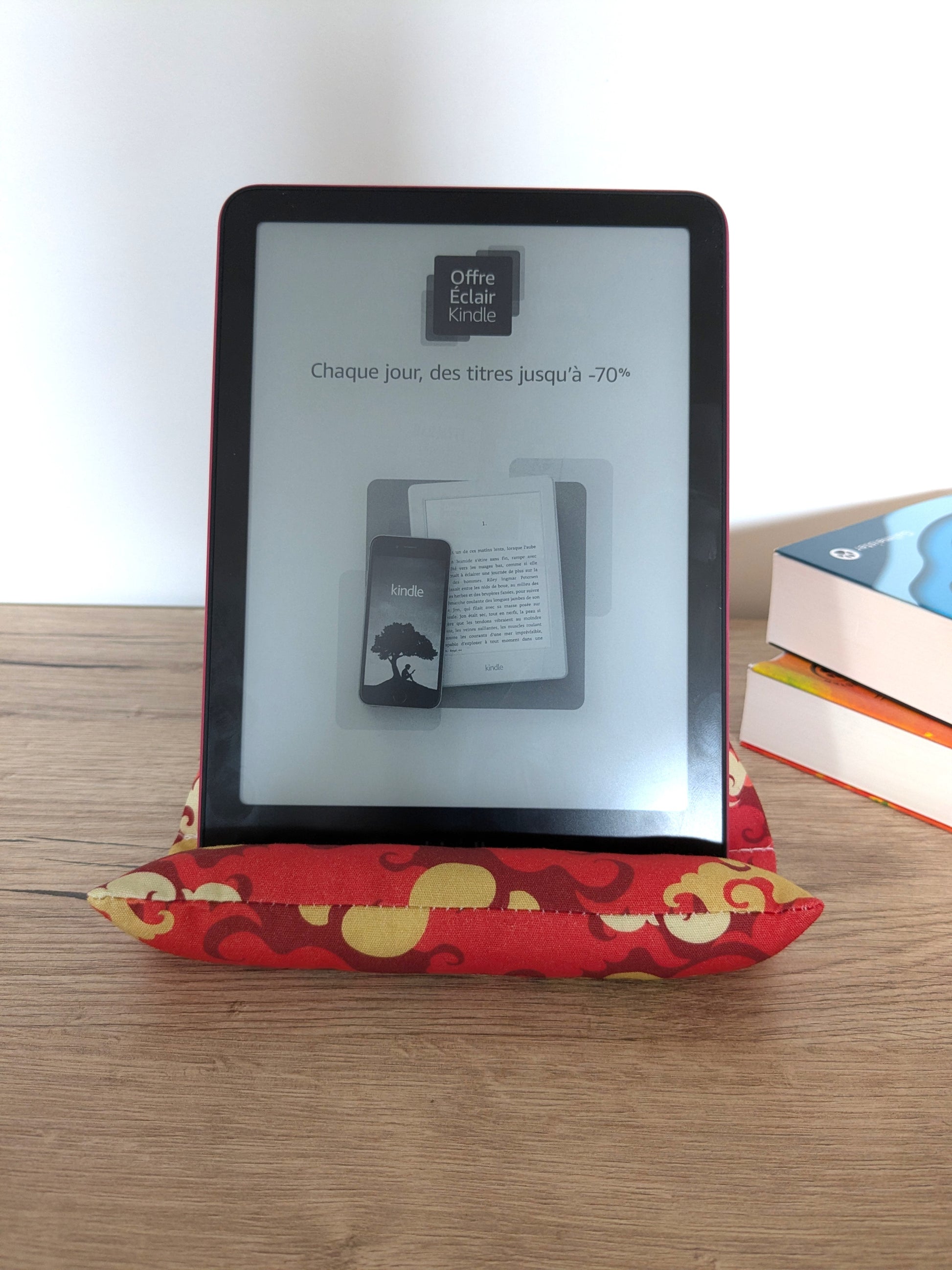 Support kindle kobo motifs japonais artisanal