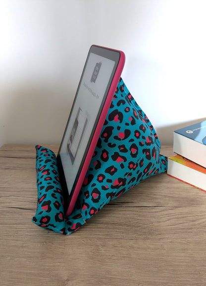 coussin lecture liseuse léopard coton BIO