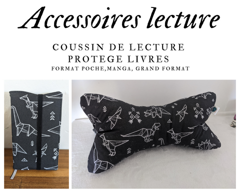 Accessoires de lecture - Coussin de lecture et protège livre ajustable REX