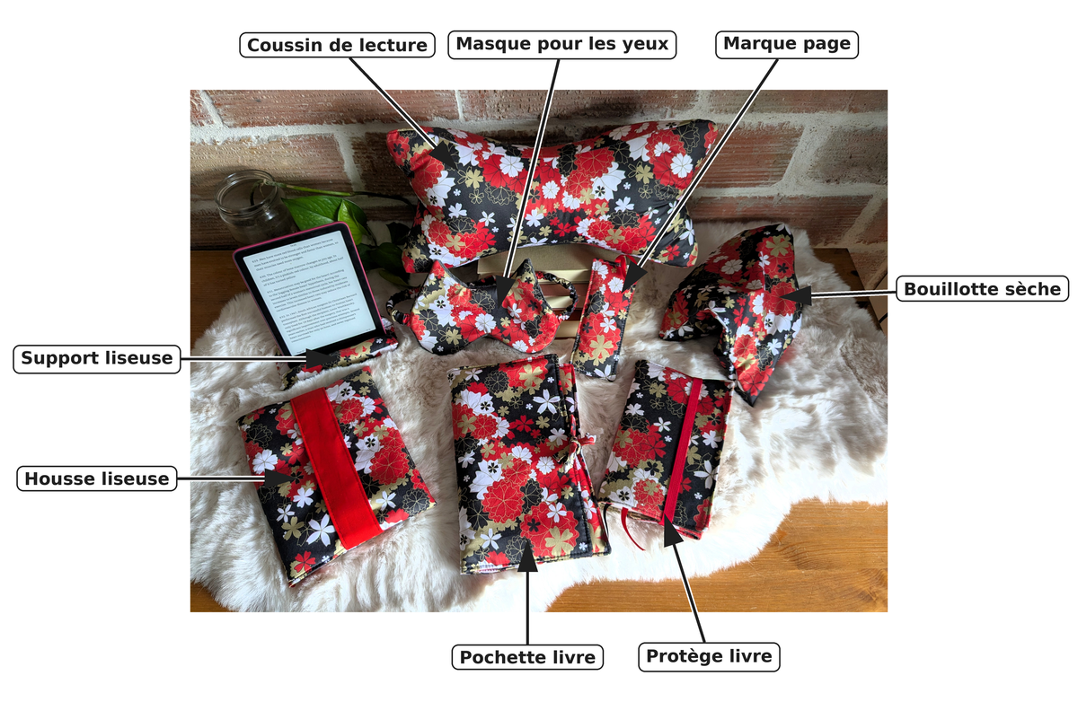 Coffret lecture personnalise avec légende