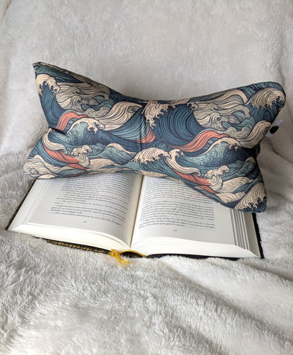 Coussin de lecture motif hokusai confort de lecture
