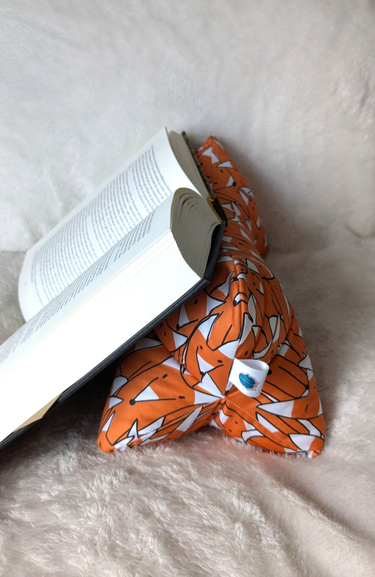 Support livre motif renard