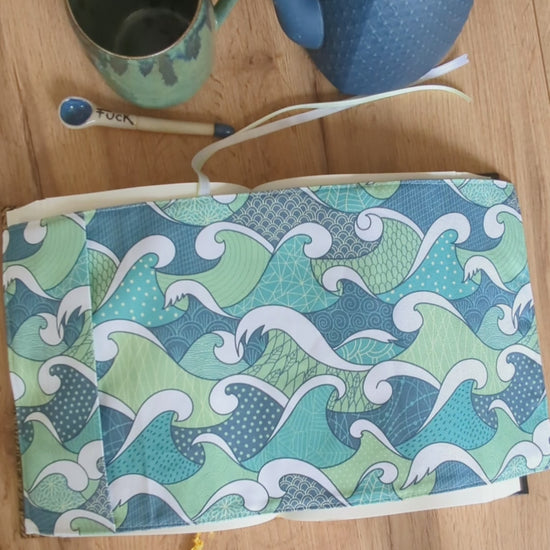 Couvre livre en tissu