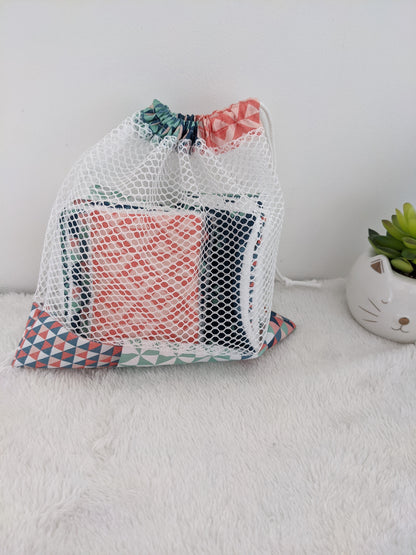 Lingettes lavables en coton BIO certifié GOTS, réutilisable, zéro déchet