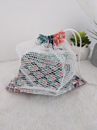 Lingettes lavables en coton BIO certifié GOTS, réutilisable, zéro déchet