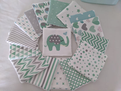 Lot de lingettes bébé lavables en coton BIO certifié GOTS - Edition limité