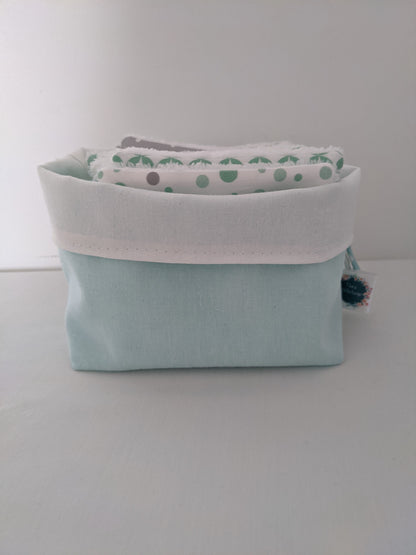 Lot de lingettes bébé lavables en coton BIO certifié GOTS - Edition limité